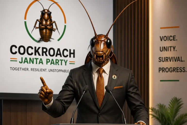 Digital Insurgency Fear through Cockroaches?
