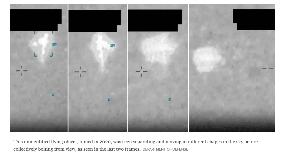 UFO Files, hitherto classified & released by Pentagon, leave the world baffled